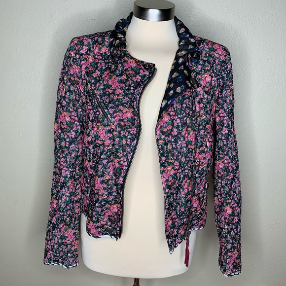 NWT coach chiffon biker jacket - Picture 2 of 8